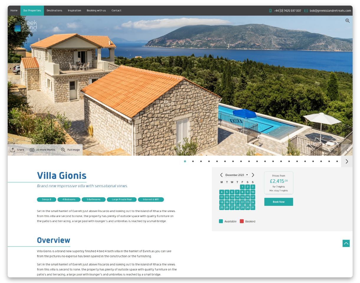 Greek Islands Full Size Screen 1220Px Wide