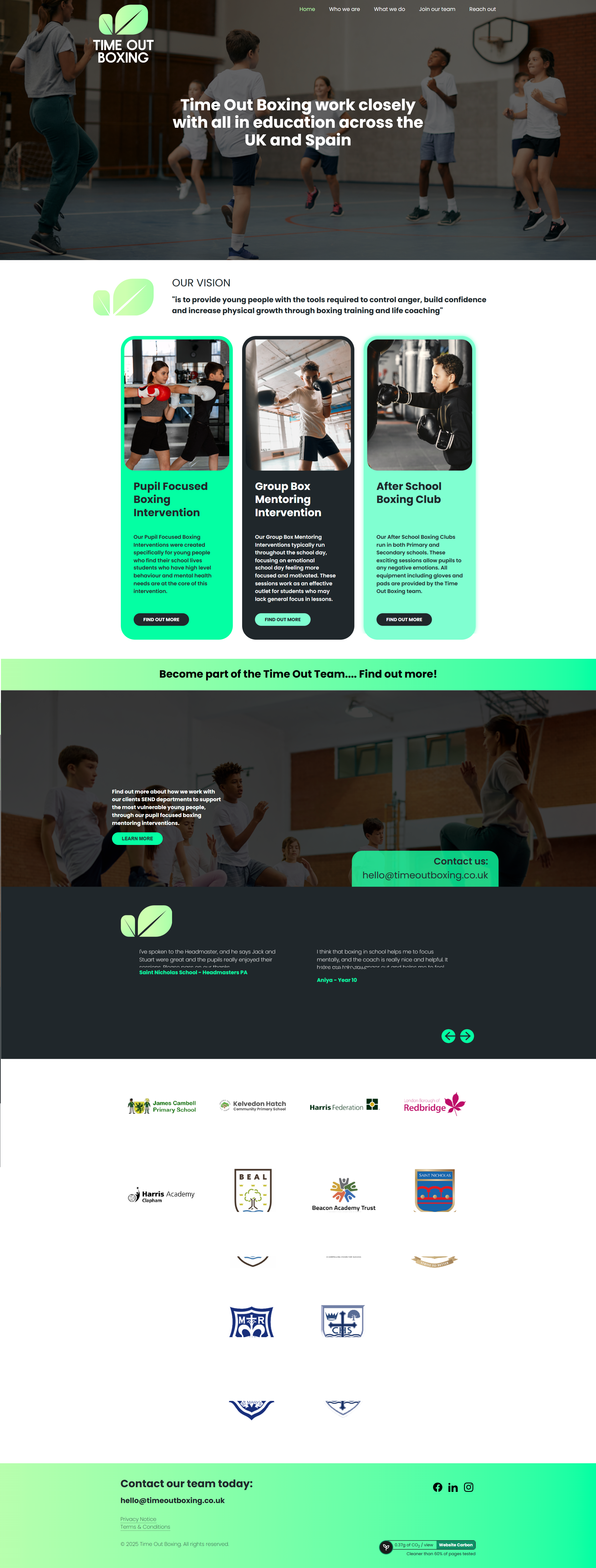 Example design from Timeout Boxing