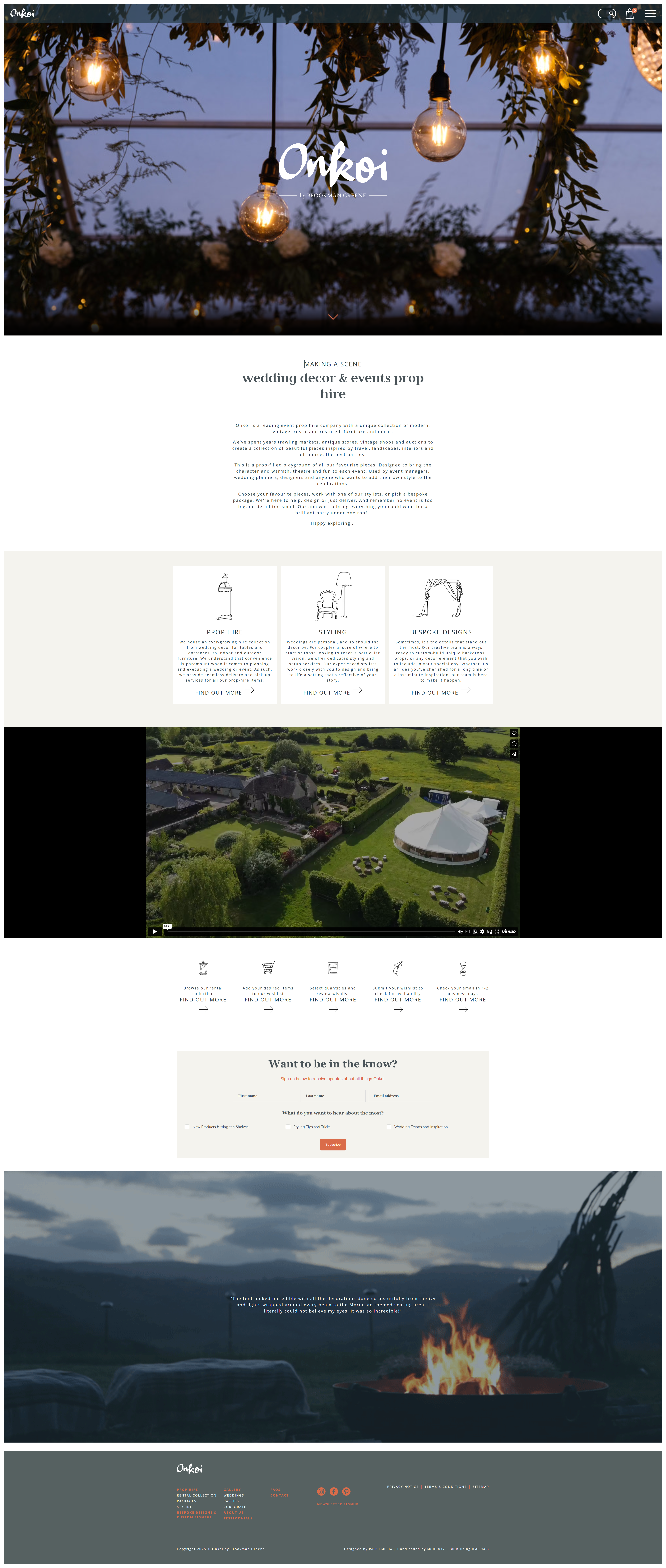 Example design from Onkoi