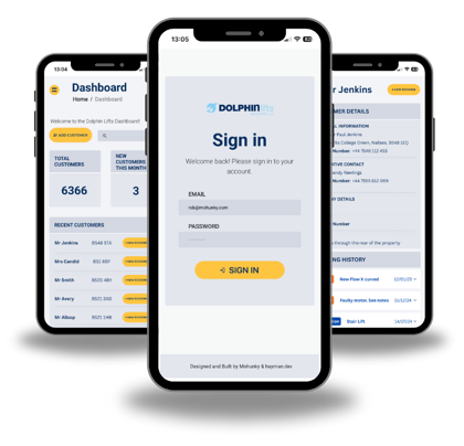 Dolphin Lifts Mobile Example