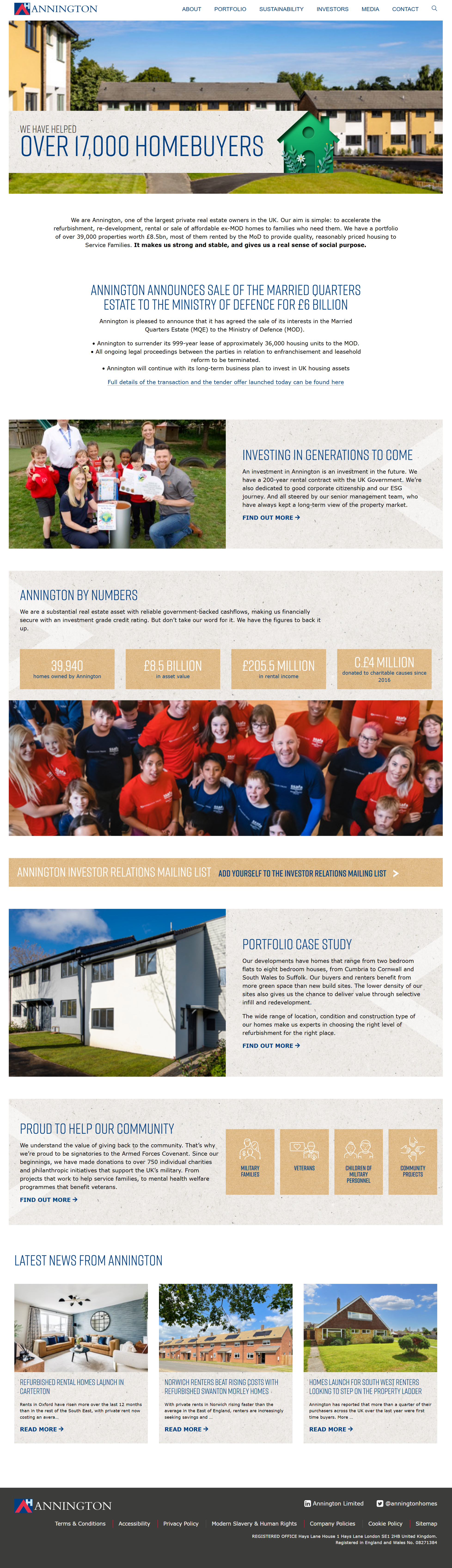 Example design from Annington