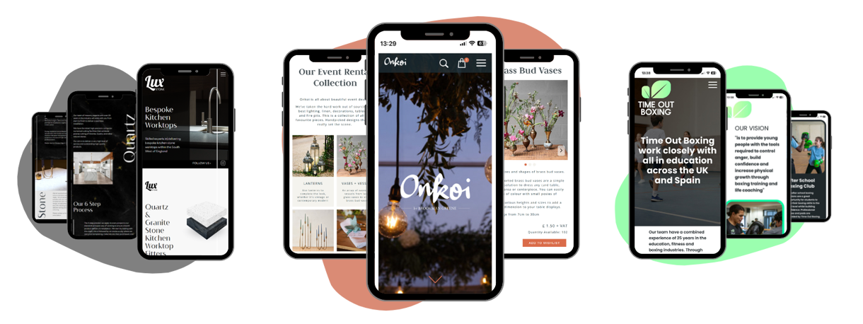 Our Services - Small business examples on mobiles (1)
